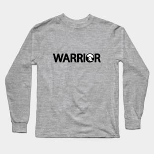 Warrior Ready For War Typography Design Long Sleeve T-Shirt